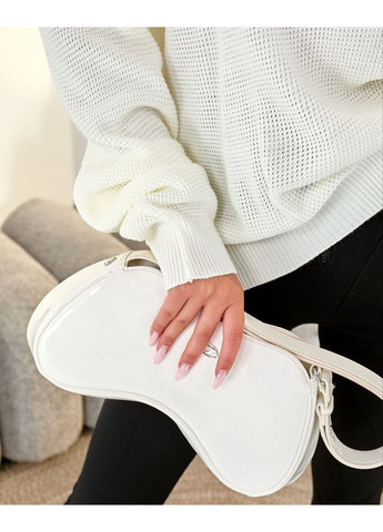 Молочный демисезонный свитер, цвет молочный No Brand