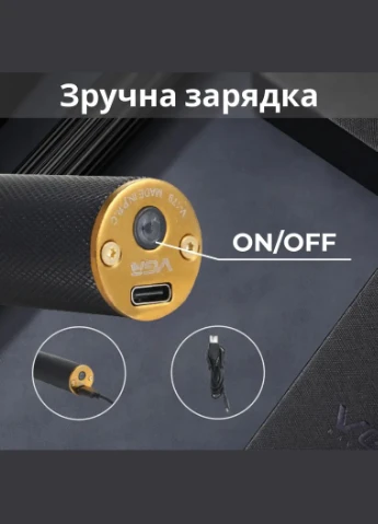 Тример для стрижки V-179 акумуляторний з насадками чорний VGR (349841997)