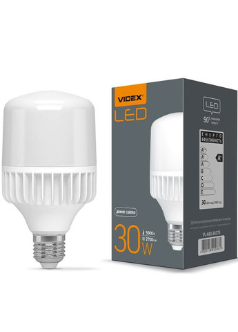 Светодиодная лампа A80 30W E27 5000K (VLA80-30275) Videx (282312863)