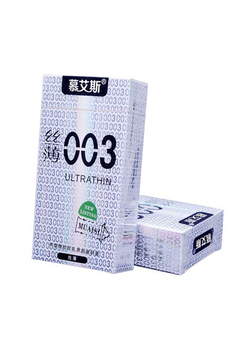 Набір ультратонких презервативів 0,03 мм, Silver 12 шт Muaisi (289466025)