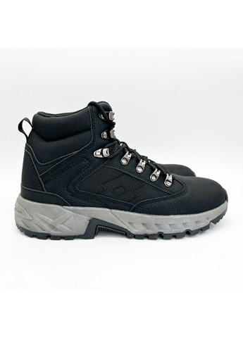 Черные осенние ботинки (р) экокожа 0-2-2-2400310u-woodlark-mid No Brand