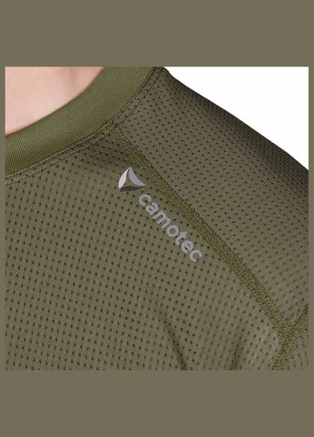 Зеленая футболка c chiton patrol grid Camotec