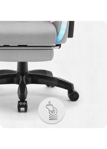 Кресло C501 LED Grey ткань No Brand (361443801)