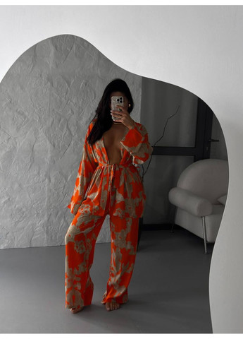 Женский комплект с принтованной текстурой Україна (352261721)