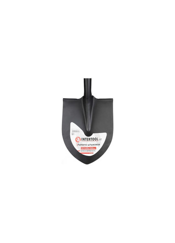 Лопата штикова 217 x 290 x 1050 мм ручка фіберглас Intertool (366217735)