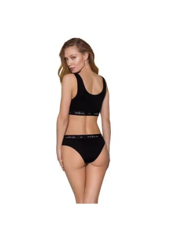 Трусики-слипы из хлопка и эластана PS004 PANTIES, black - CherryLove Passion (340274878)