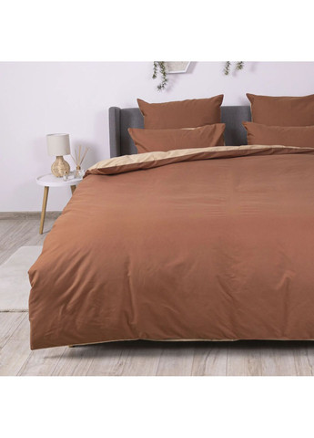 Евро комплект постельного белья с наволочками 70*70 см, 115 гр/м2 гипоаллергенный Песочный Кварц Бежевый (26480200215) ТЕП (364100179)