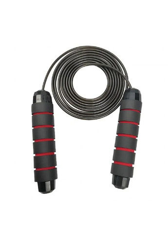 Регулируемая скоростная скакалка из стальной проволоки с ПВХ-покрытием 280см PowerPlay (296107847)