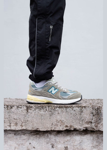 Серые мужские кроссовки нью баланс 2002г нью беланс 2002г протекшн пак серые No Brand