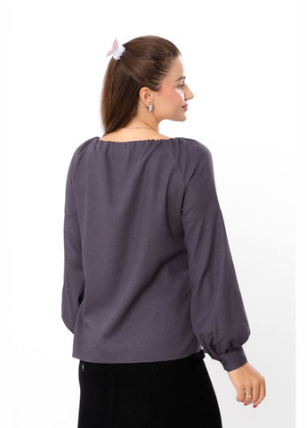 Тёмно-серая вышиванка женская (p-17503) Носи своє узор орнамент (341491624)