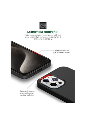 Чехол для мобильного телефона (ARM70528) ArmorStandart ICON2 Case Apple iPhone 15 Pro Max Black (326592644)