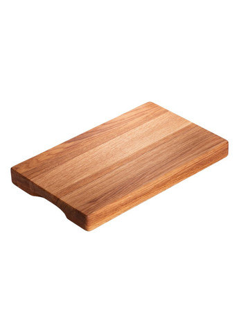 Кухонна обробна дошка з дуба45х30 см прямокутна для нарізки м'яса та овочів дерев'яна ProDobro (364189389)