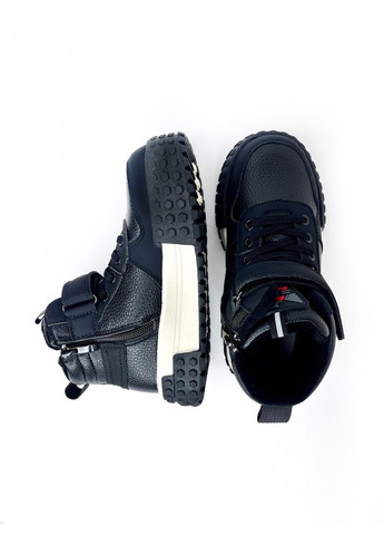 Черные демисезонные ботинки хайтопы 32 г 20 см черный артикул д160 Jong Golf