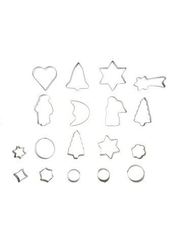 Форма для печива у новорічному дизайні Christmas Bakery 18шт Zenker (363320155)