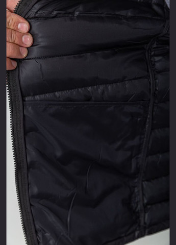 Чорна демісезонна куртка чоловіча демісезонна з капюшоном 214r05 Ager Куртка