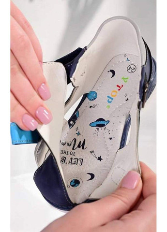 Темно-синие босоножки детские ytop темно-синие (h1928-27) Y Top