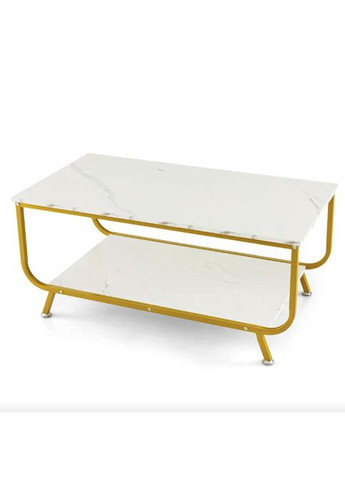 Журнальний стіл Marble двоярусний Costway (361952331)