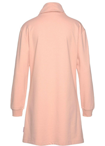 Персиковое повседневный платье Lascana однотонное