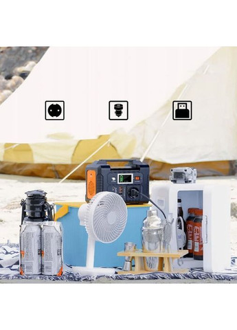 Портативная зарядная станция E200 250W Power Bank 151Wh/40800mAh генератор електростанция Flashfish Е200 (371787330)