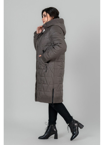 Коричневая зимняя пальто валенсия all posa (ap102027p) A'll Posa