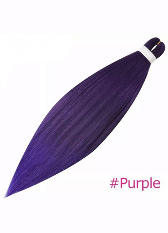 Канекалон Braid однотонний фіолетовий Довжина 65см Вага 90 грам Низькотемпературний 100-150°С purpleEZ Easy EZ (324261525)