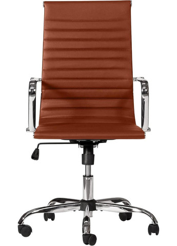 ЭКСКЛЮЗИВНОЕ ВЕРТОВОЕ КРЕСЛО Стильное Exclusiv коричневое офисное кресло No Brand (372977581)