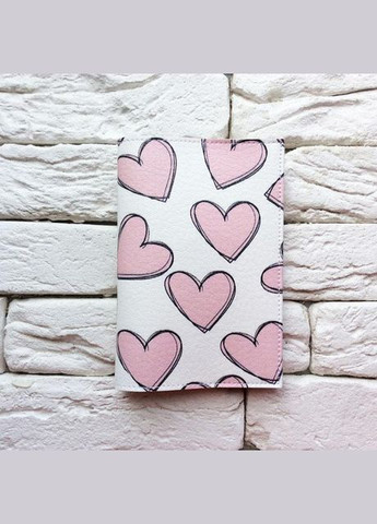 Обкладинка на паспорт Серця No Brand (301035717)