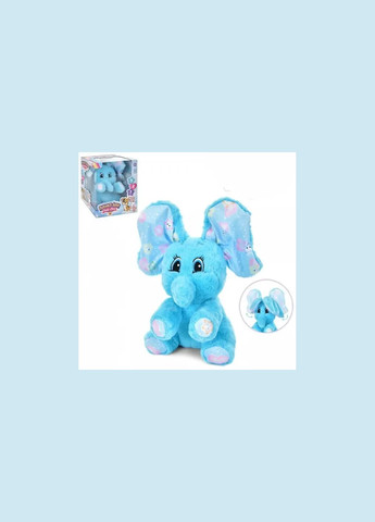 Дитяча іграшка Слон із рухомими вушками, м'яке слоненя з українською озвучкою Limo Toy (322068914)