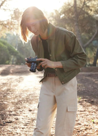 Оливкова (хакі) демісезонна куртка Esmara