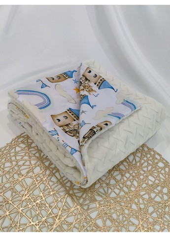 Дитячий плюшевий плед, плюш шарпей з польською бавовною, розмір 75*98 No Brand (370370129)