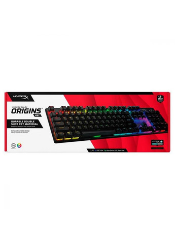 Клавиатура Alloy Origins PBT HX Aqua (639N5AA) HyperX (314978616)