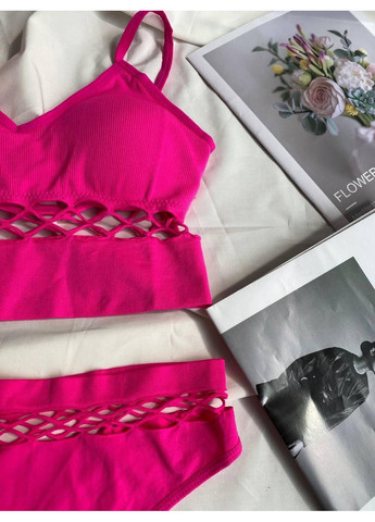 Фуксиновый демисезонный комплект No Brand