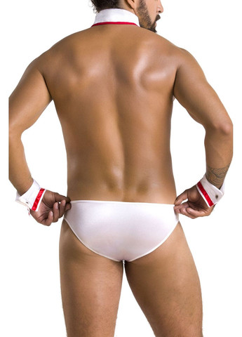 Комплект еротичної чоловічої білизни Gregory,, труси, комірець, манжети Passion (297587290)