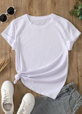 Однотонна жіноча футболка Allthings - (331015296)