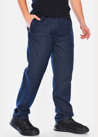 Джинси чоловічі напівбатальні синього кольору Let's Shop (320175711)