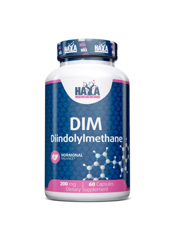 Натуральная добавка DIM 200 mg, 60 капсул Haya Labs (293416328)