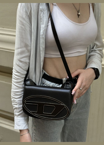 Женская сумка Diesel черная No Brand (296093185)