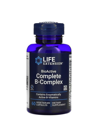 Комплекс витаминов BioActive Complete B-Complex - 60 vcaps Life Extension (285736247)