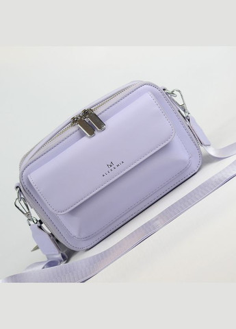 Сиреневая фиолетовая маленькая женская сумка клатч через плечо No Brand (293942351)