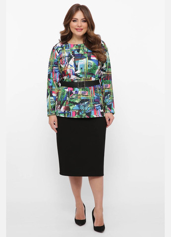 Зелена блуза із трикотажного полотна ілона зелений Tatiana