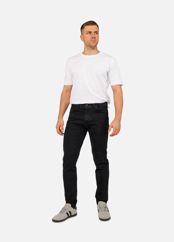 Черные демисезонные мужские джинсы carrot цвет черный цб-00263062 Catch