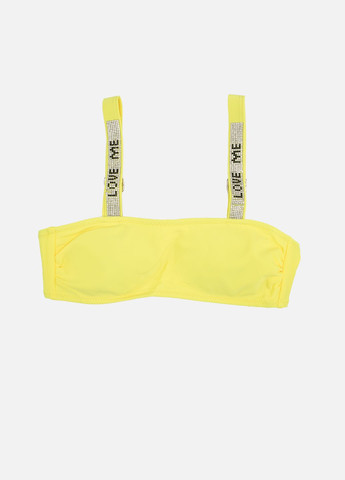 Желтый летний раздельный купальник для девочки цвет желтый цб-00250878 Same Game