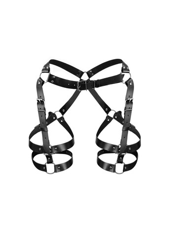 Гартеры Art of Sex - Claire, натуральная кожа, размер XS-М, цвет черный No Brand (303888202)