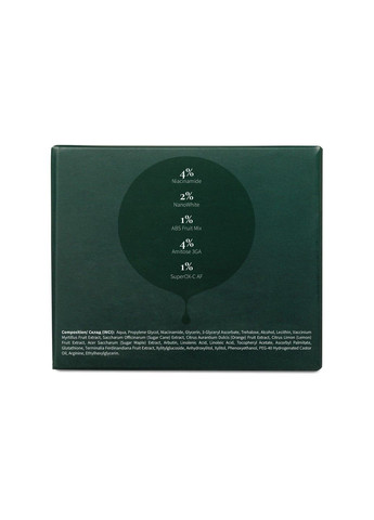 Пілінг-диски з вітаміном С для обличчя 45 шт 200 мл Biono (351382370)