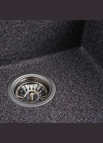 Гранітна мийка для кухні 4040 RUBA матовий мікс Platinum (342070981)