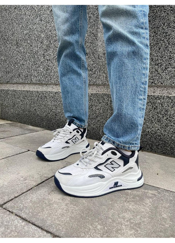 КРОСІВКИ ЖІНОЧІ NEW BALANCE 990 WHITE BLUE SILVER НЬЮ БЕЛАНС 990 No Brand білі демісезони (367171136)