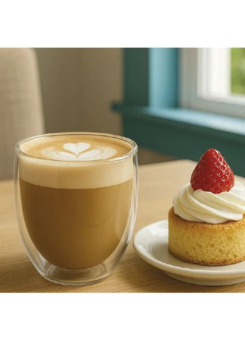 Набір низьких склянок із подвійними стінками MG-1295 250 мл 2 шт Magio (369014298)