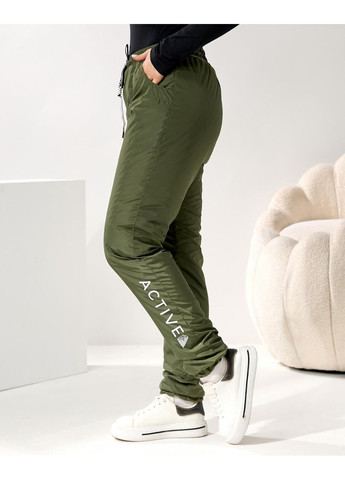 Штани на синтепоні, колір Хакі Fashion (372693143)