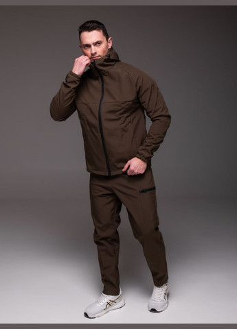 Костюм Утеплений Softshell Фліс водовідштовхувальний щільний матеріал No Brand (317144699)