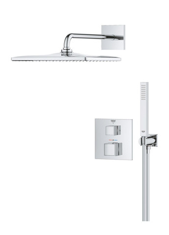 Душевая система скрытого монтажа Grohtherm Cube (34868000) Grohe (369933264)